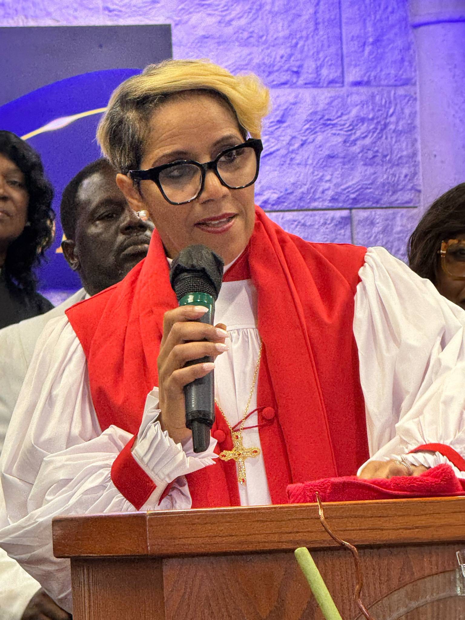 Church service moment