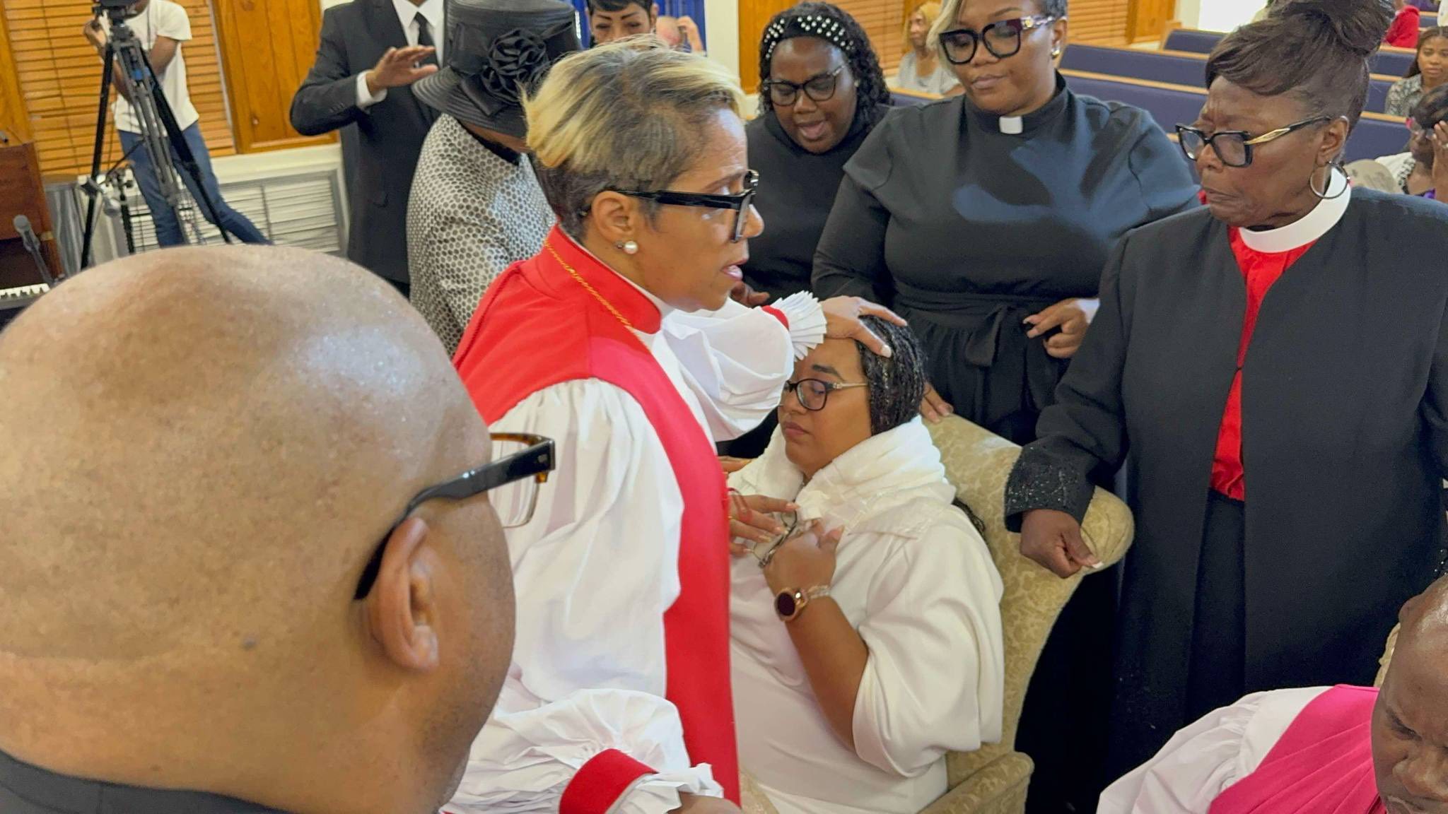 Prayer altar moment